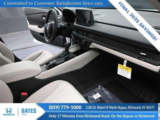 2025 Honda Accord SE