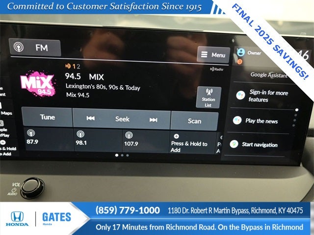 2025 Honda Accord Hybrid Touring