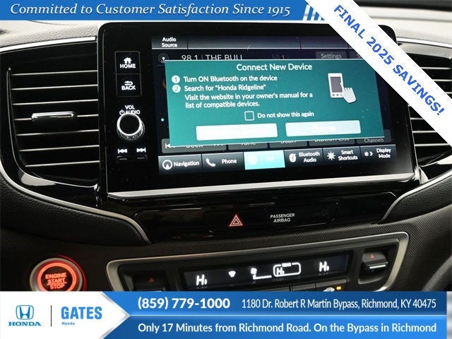 2025 Honda Ridgeline TrailSport