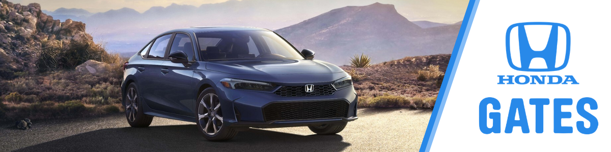 Honda Civic sedans at Gates Honda, serving Danville, Kentucky