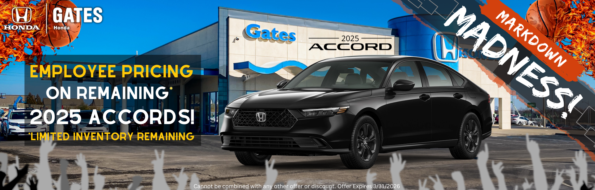 Markdown Madness at Gates Honda!