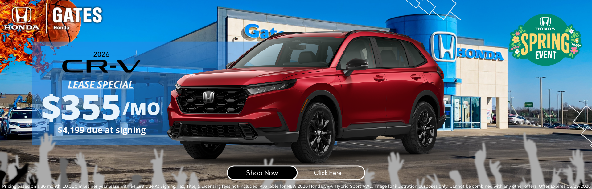 CR-V Lease Special at Gates Honda in Richmond, KY
