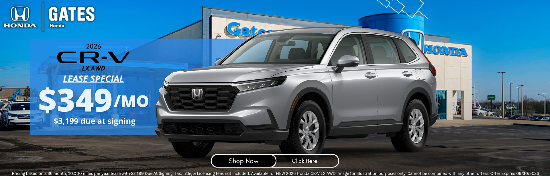 The New CR-V at Gates Honda