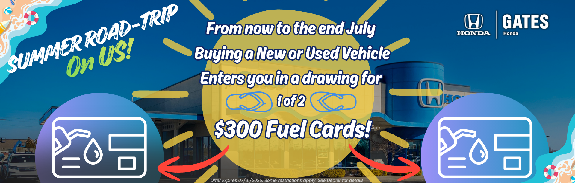 Summer Road Trip on Gates Honda!