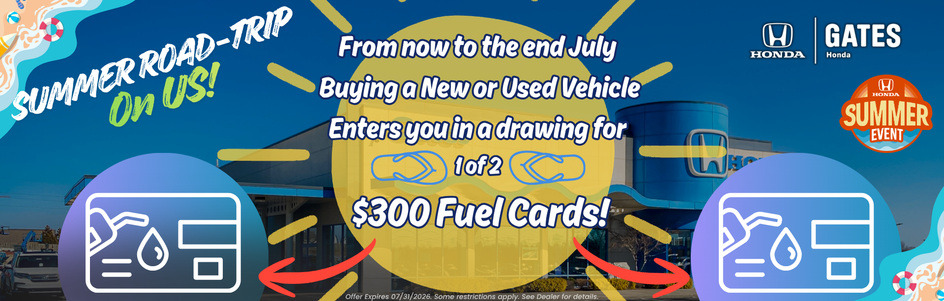 Summer Road Trip on Gates Honda!