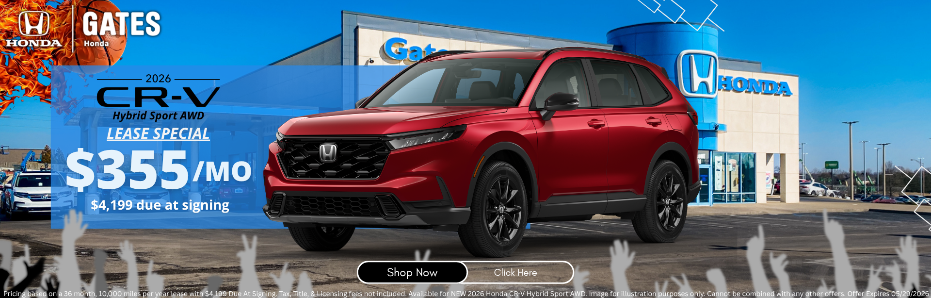 CR-V Lease Special at Gates Honda in Richmond, KY