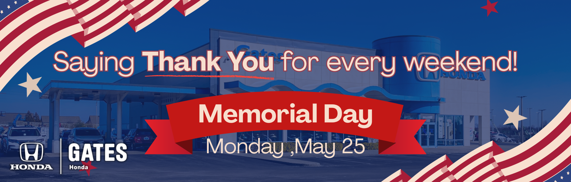 Memorial Day Sale at Gates Honda