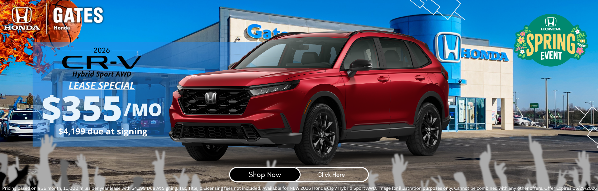 CR-V Lease Special at Gates Honda in Richmond, KY